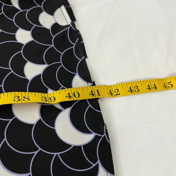 Donna Morgan Black & White Geometric Print Dress Size 8 Women's - Picture 8 of 8